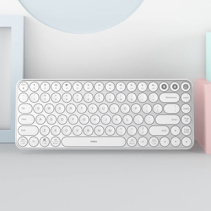 Original Xiaomi Youpin MIIIW 85 Keys 2.4GHz Mini Bluetooth Dual-Mode Wireless Keyboard(White) - Wireless Keyboard by Xiaomi | Online Shopping South Africa | PMC Jewellery