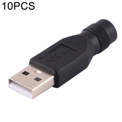 10 PCS 3.5 x 1.35mm to USB 2.0 DC Power Plug Connector - Universal Power Adapter by PMC Jewellery | Online Shopping South Africa | PMC Jewellery