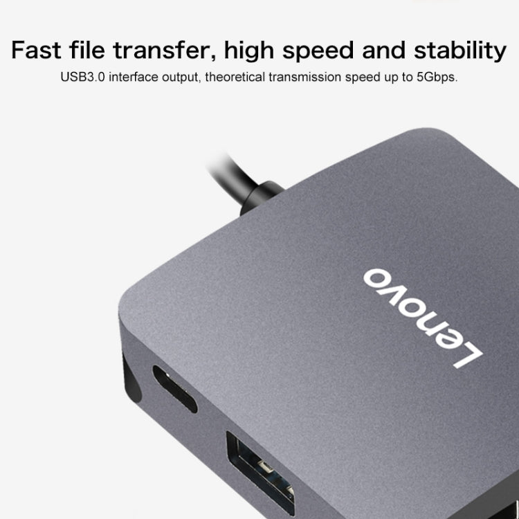 Lenovo C06 6 In 1 Type-C / USB-C to HDMI / VGA Universal Converter Docking Station - Cable & Adapters by Lenovo | Online Shopping South Africa | PMC TechLife | Buy Now Pay Later Mobicred