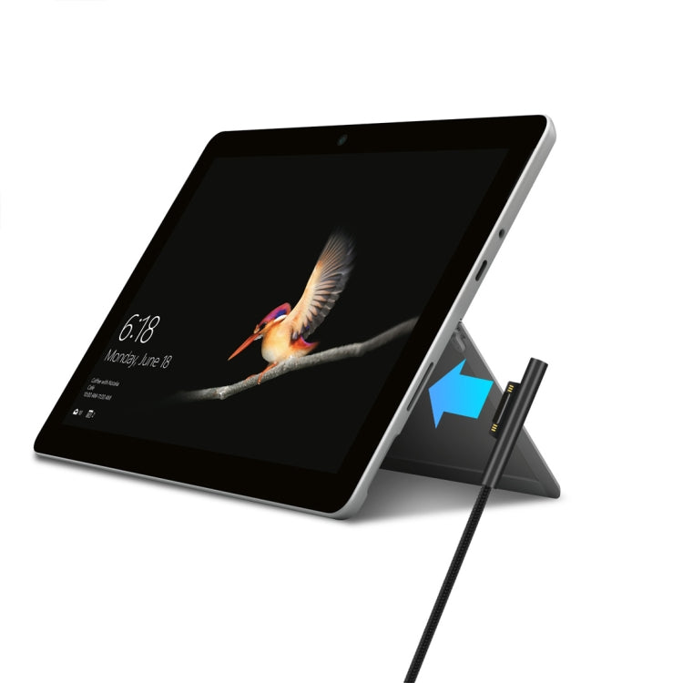 USB-C / Type-C to 6 Pin Nylon Male Power Cable for Microsoft Surface Pro 3 / 4 / 5 / 6 Laptop Adapter, Cable Length: 1.5m - For Microsoft by PMC TechLife | Online Shopping South Africa | PMC TechLife