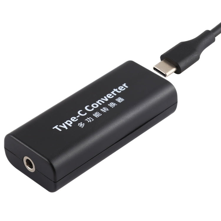 DC 4.0 x 1.7mm Power Jack Female to USB-C / Type-C Female Power Connector Adapter with 15cm USB-C / Type C Cable - Universal Power Adapter by PMC TechLife | Online Shopping South Africa | PMC TechLife
