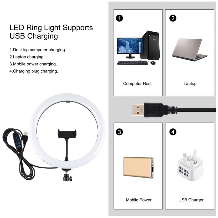 PULUZ 11.8 inch 30cm Light + 1.65m Tripod + Dual Phone Bracket Curved Surface USB 3 Modes Dimmable Dual Color Temperature LED Ring Vlogging Video Light  Live Broadcast Kits with Phone Clamp(Black) - free shipping - PMC TechLife - Order now!
