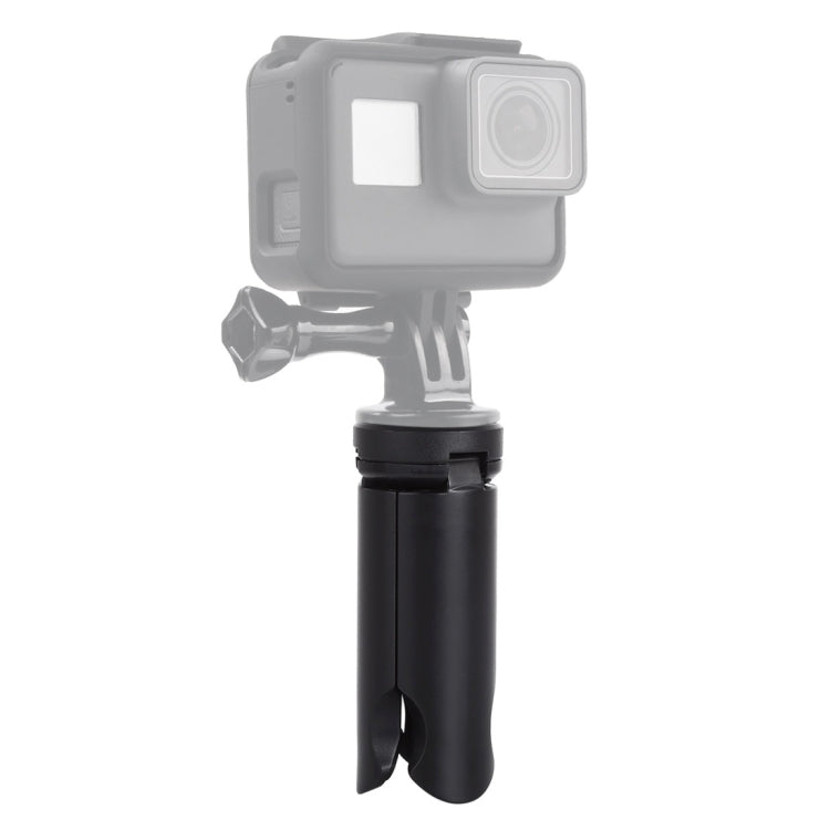 PULUZ Folding Plastic Tripod + Aluminum Alloy Clamp Bracket with Cold Shoe for iPhone, Galaxy, Huawei, Xiaomi, Sony, HTC, Google and other Smartphones - Desktop Holder by PULUZ | Online Shopping South Africa | PMC TechLife | Buy Now Pay Later Mobicred
