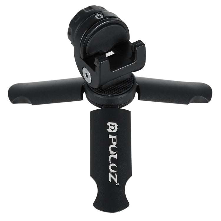 PULUZ  Folding Plastic Tripod + Phone Mount Metal Clamp for GoPro HERO Action Cameras and Cell Phones - Desktop Holder by PULUZ | Online Shopping South Africa | PMC Jewellery