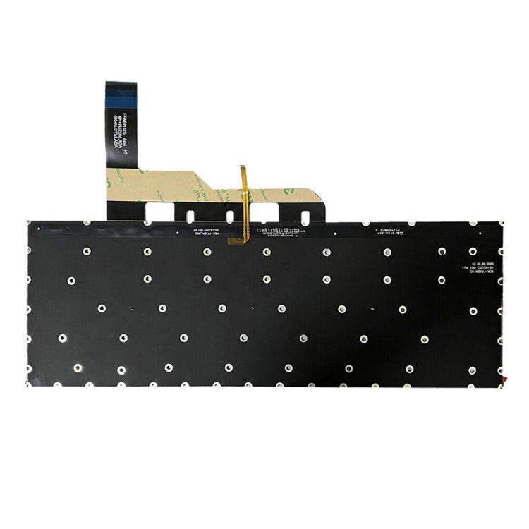 US Version Laptop Keyboard with Backlight for MSI GE66 Raider / MS-1541 / GP66 / MS-1542/1543 / GS66 / MS-16V1 / MS-16V2 / 10SD / 10SE (Grey) - Replacement Keyboards by PMC TechLife | Online Shopping South Africa | PMC TechLife
