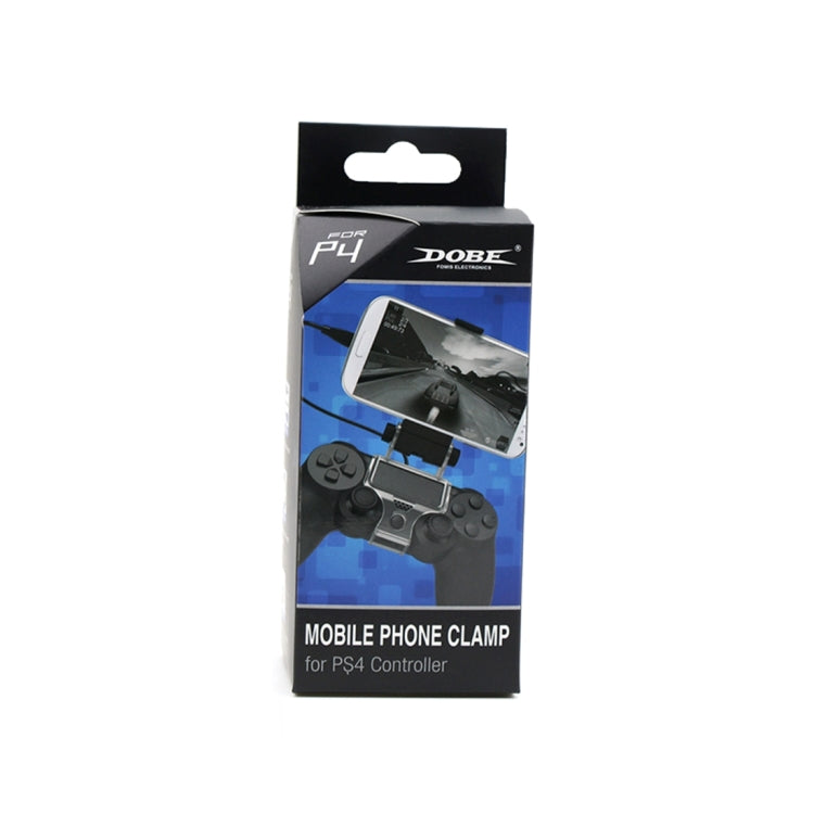 DOBE TP4-016 Smartphone OTG Clamp Holder for Sony PS4 Game Controller, Suitable for Up to 6 inch Phones - Holder by DOBE | Online Shopping South Africa | PMC TechLife | Buy Now Pay Later Mobicred