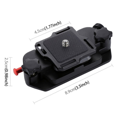 PULUZ Capture Camera Clip Aluminum Alloy Quick Release Clip with Plate - Quick Release Plate by PULUZ | Online Shopping South Africa | PMC Jewellery | Buy Now Pay Later Mobicred