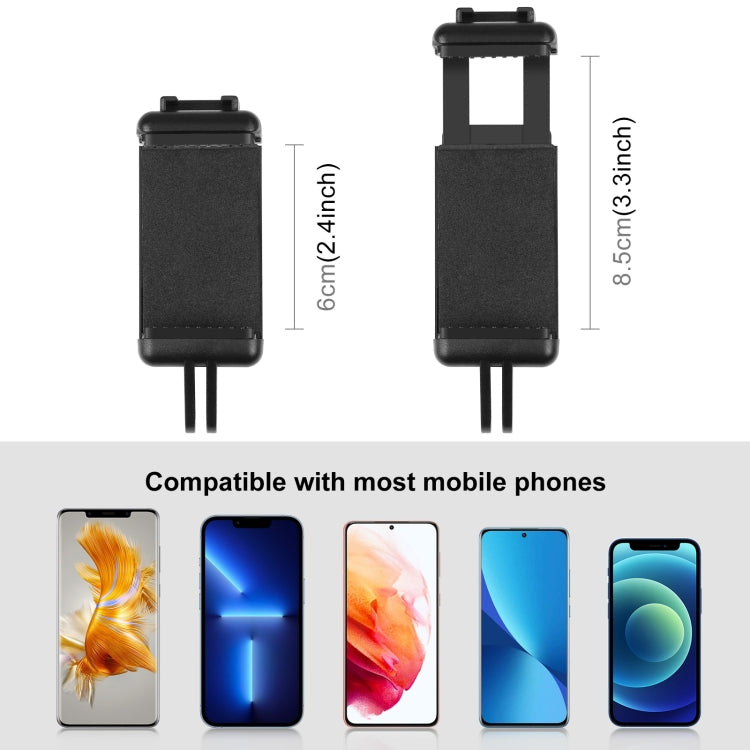 PULUZ Selfie Sticks Tripod Mount Adapter Phone Clamp for iPhone, Samsung, HTC, Sony, LG and other Smartphones - Hand-Sticking Bracket by PULUZ | Online Shopping South Africa | PMC TechLife