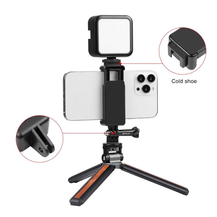 PULUZ Selfie Sticks Tripod Mount Adapter Phone Clamp for iPhone, Samsung, HTC, Sony, LG and other Smartphones - Hand-Sticking Bracket by PULUZ | Online Shopping South Africa | PMC TechLife