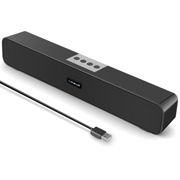 PULUZ 10W Soundbar Wired Wireless Bluetooth Surround Speaker(Black) - Desktop Speaker by PULUZ | Online Shopping South Africa | PMC Jewellery