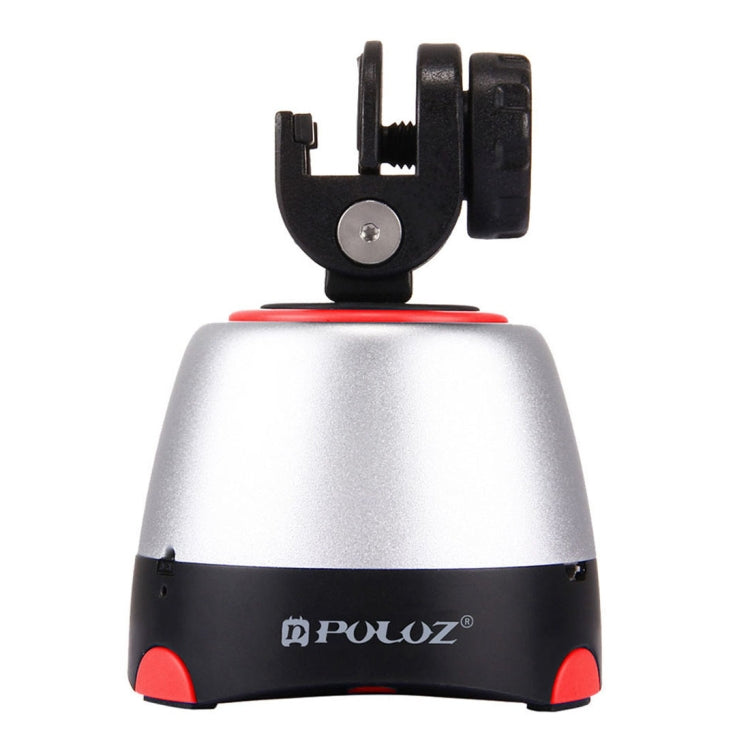 PULUZ Electronic 360 Degree Rotation Panoramic Head with Remote Controller for Smartphones, GoPro, DSLR Cameras(Red) - Tripod Heads by PULUZ | Online Shopping South Africa | PMC Jewellery