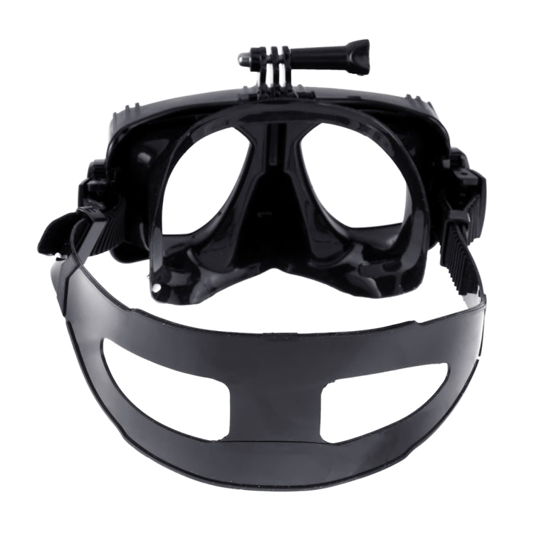 PULUZ Water Sports Diving Equipment Diving Mask Swimming Glasses for GoPro, Insta360, DJI and Other Action Cameras(Black) - Diving Mask by PULUZ | Online Shopping South Africa | PMC TechLife | Buy Now Pay Later Mobicred