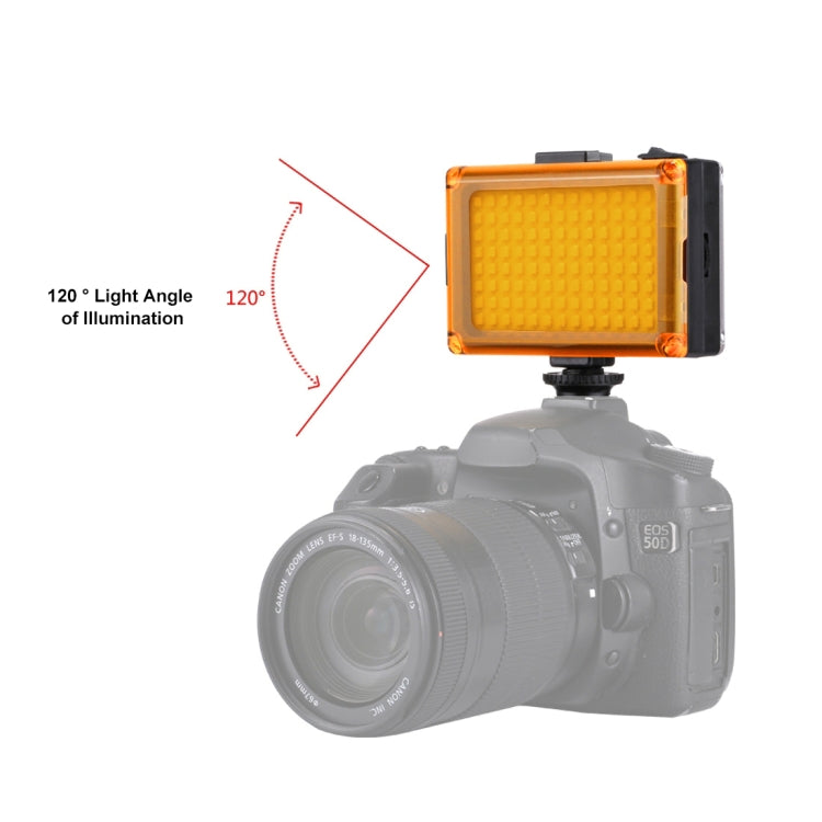 PULUZ Pocket 104 LED 1800LM Professional Vlogging Photography Video & Photo Studio Light with White and Orange Magnet Filters Light Panel for Canon, Nikon, DSLR Cameras - free shipping - PMC TechLife - Order now!