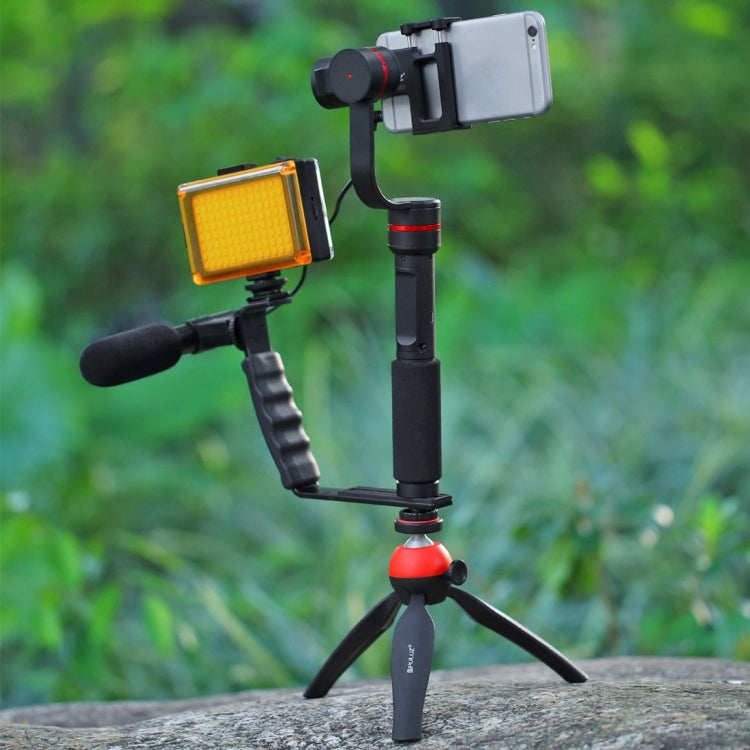 PULUZ Pocket 104 LED 1800LM Professional Vlogging Photography Video & Photo Studio Light with White and Orange Magnet Filters Light Panel for Canon, Nikon, DSLR Cameras - free shipping - PMC TechLife - Order now!