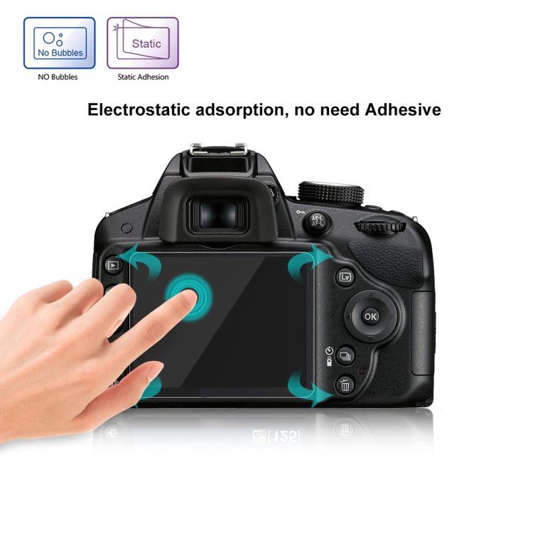 PULUZ 2.5D 9H Tempered Glass Film for Nikon D3200, Compatible with D3100 /  D3300 / D3400 / AW130S / W300, Canon SX410 / SX400 / SX430 / SX510 / SX500 / SX530 / SX170, Pentax K50 / K30 / K5 / K7 / K-01 / Samsung WB10 - Camera Screen Guard by PULUZ | Online Shopping South Africa | PMC TechLife | Buy Now Pay Later Mobicred