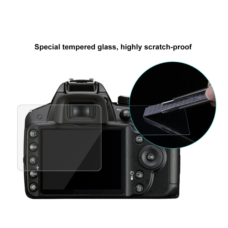 PULUZ 2.5D 9H Tempered Glass Film for Nikon D3200, Compatible with D3100 /  D3300 / D3400 / AW130S / W300, Canon SX410 / SX400 / SX430 / SX510 / SX500 / SX530 / SX170, Pentax K50 / K30 / K5 / K7 / K-01 / Samsung WB10 - Camera Screen Guard by PULUZ | Online Shopping South Africa | PMC TechLife | Buy Now Pay Later Mobicred