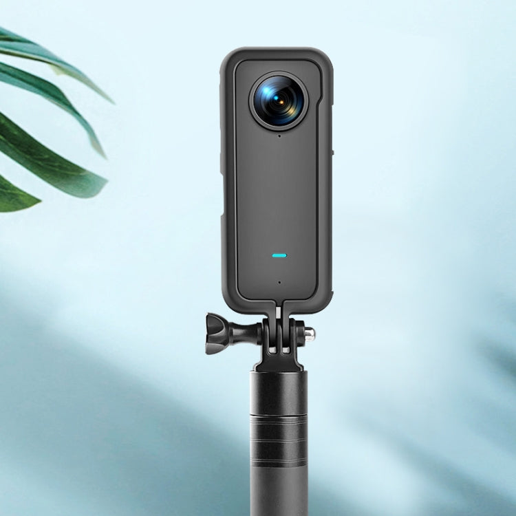 PULUZ PC Protective Frame for Insta360 ONE X2, with Adapter Mount & Screw(Black) - Mount & Holder by PULUZ | Online Shopping South Africa | PMC TechLife
