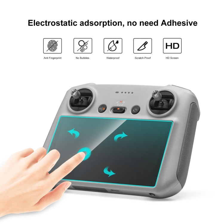 For DJI Mini 3 Pro / Mavic 3 Classic PULUZ Remote Control Screen Tempered Glass Film(Transparent) - Others by PULUZ | Online Shopping South Africa | PMC TechLife