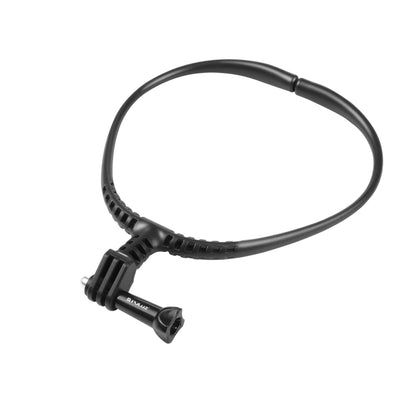 PULUZ Lazy Adjustable Neck Bracket for GoPro Action Cameras (Black) - Holder by PULUZ | Online Shopping South Africa | PMC Jewellery