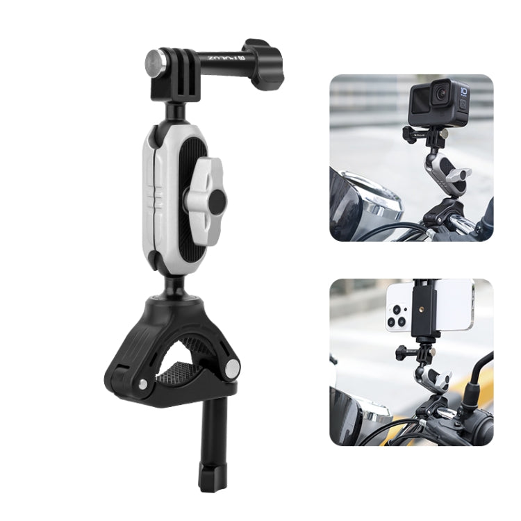 PULUZ Handlebar  Arm Mount with Phone Clamp & Mount Adapter & Long Screw - Helmet Mount by PULUZ | Online Shopping South Africa | PMC Jewellery