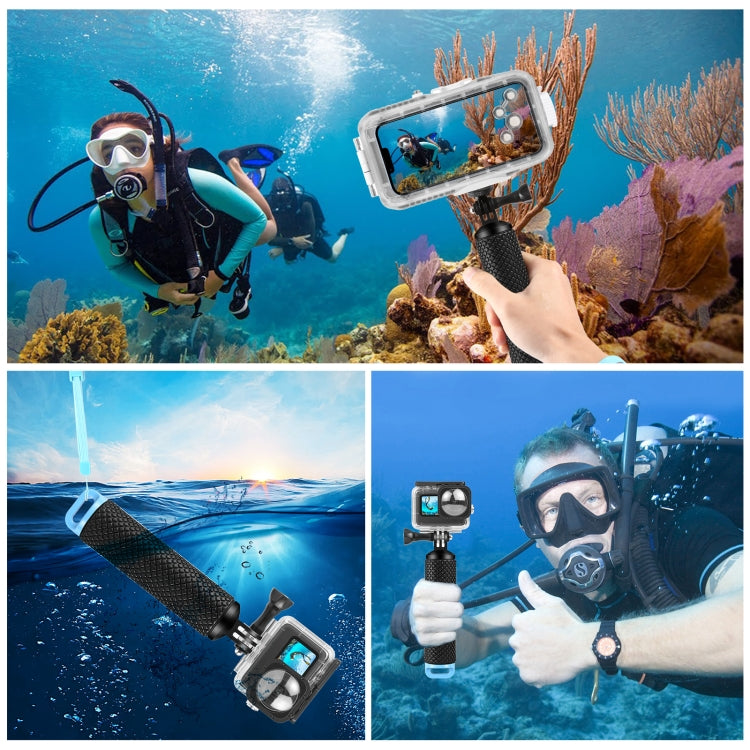 PULUZ Floating Handle Hand Grip Buoyancy Rods for Phones / Action Cameras (Black) - free shipping - PMC TechLife - Order now!