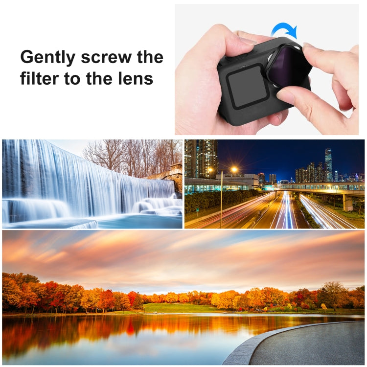 PULUZ Action Camera ND16 Lens Filter For GoPro Hero11 Black / Hero11 Black mini / HERO10 Black / HERO9 Black - Lens Filter by PULUZ | Online Shopping South Africa | PMC TechLife | Buy Now Pay Later Mobicred