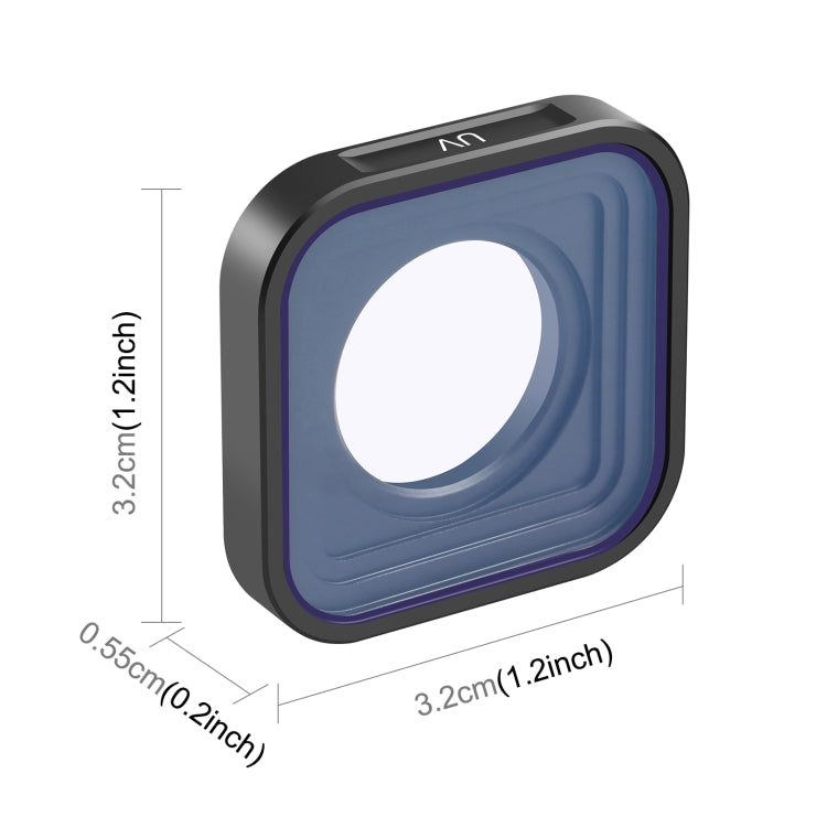 PULUZ Action Camera UV Lens Filter For GoPro Hero11 Black / Hero11 Black mini / HERO10 Black / HERO9 Black - free shipping - PMC TechLife - Order now!