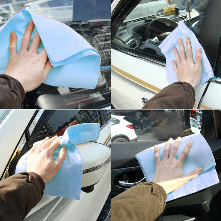 KANEED Synthetic Chamois Drying Towel Super Absorbent PVA Shammy Cloth for Fast Drying of Car, Size: 43 x 32 x 0.2cm(Blue) - Car washing supplies by KANEED | Online Shopping South Africa | PMC TechLife | Buy Now Pay Later Mobicred