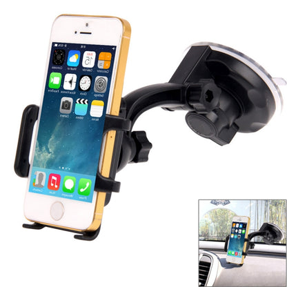 Universal 360 Degree Rotation Suction Cup Car Holder / Desktop Stand for iPhone, Galaxy, Sony, Lenovo, HTC, Huawei, and other Smartphones of Width: 4.5cm - 7.4cm(Black) - Car Holders by PMC Jewellery | Online Shopping South Africa | PMC Jewellery