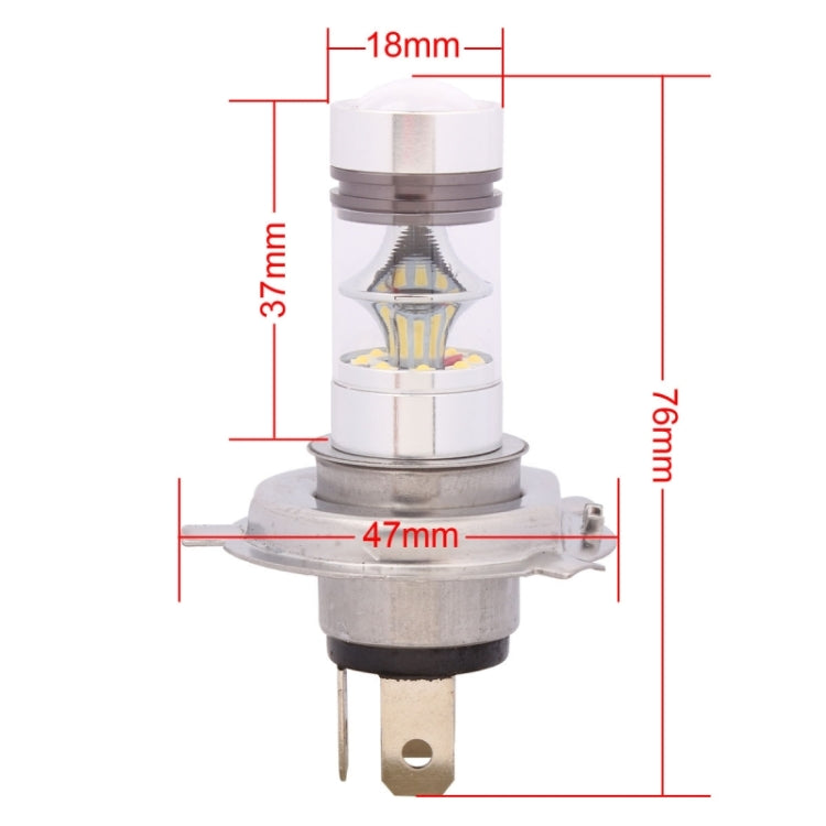 H4 850LM P43T 100W LED  Car Front Headlights / Daytime Running Light / Driving Lamp Bulb, DC 12-24V(Cool White) - Fog / Driving Lights by PMC TechLife | Online Shopping South Africa | PMC TechLife | Buy Now Pay Later Mobicred