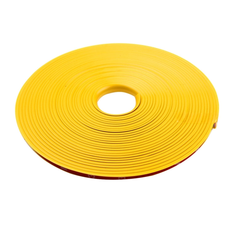 Universal Decorative Scratchproof Stickup 8M Flexible Car Wheel Hub TRIM Mouldings Decoration Strip(Yellow) - Decorative Strip by PMC TechLife | Online Shopping South Africa | PMC TechLife