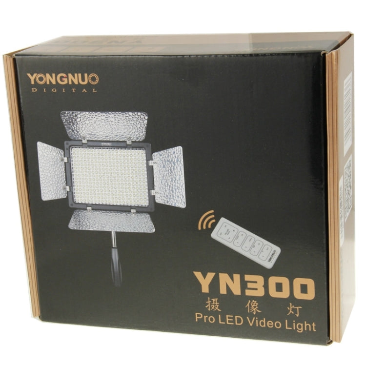 YONGNUO 300 LEDs Pro LED Studio Video Light for Canon / Nikon / Sony Camcorder DSLR (YN300)(Black) - free shipping - PMC TechLife - Order now!