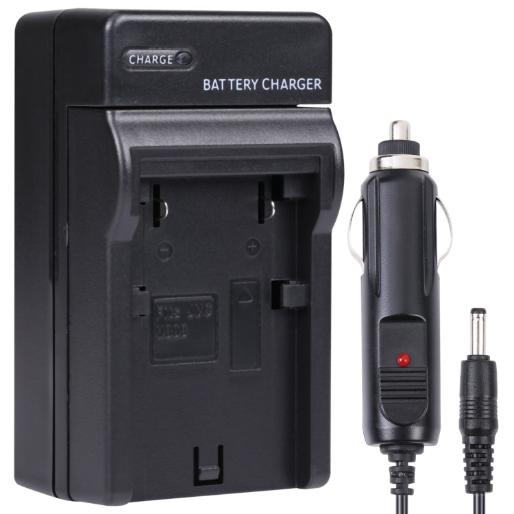 Digital Camera Battery Charger for JVC V808/ V815/ V823(Black) - Battery Car Charger by PMC Jewellery | Online Shopping South Africa | PMC Jewellery