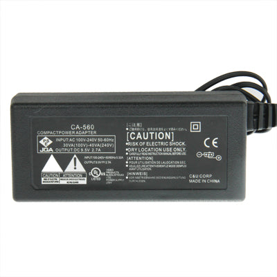 CA-560 Camera AC Power Adapter for Canon G1 / G2 / G3 / G5 / G6(Black) -  by PMC Jewellery | Online Shopping South Africa | PMC Jewellery