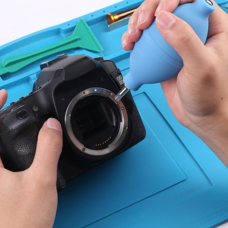 Rubber mini Air Dust Blower Cleaner for Mobile Phone / Computer / Digital Cameras, Watches and other Precision Equipment(Blue) - free shipping - PMC TechLife - Order now!