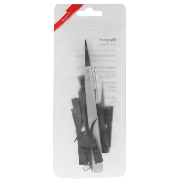 9 in 1 Replaceable Anti-Static Tweezers with Cross Screwdriver - Tweezers by VETUS | Online Shopping South Africa | PMC TechLife | Buy Now Pay Later Mobicred