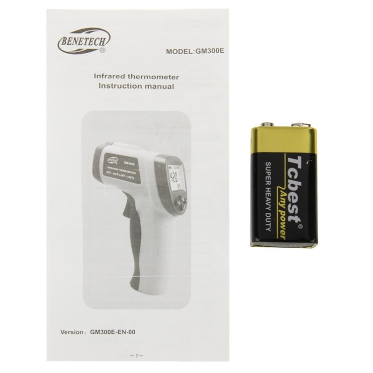 BENETECH GM300E Digital Laser Point Infrared Thermometer, Temperature Range: -50-420 Celsius Degree - free shipping - PMC TechLife - Order now!