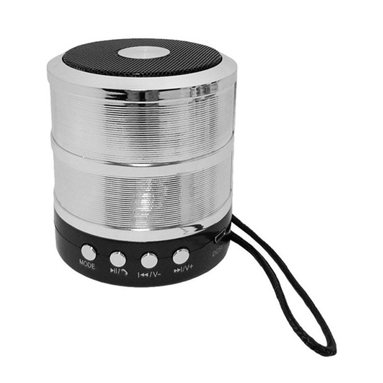 S28 Metal Mobile Bluetooth Stereo Portable Speaker with Hands-free Call Function(Silver) - Desktop Speaker by PMC Jewellery | Online Shopping South Africa | PMC Jewellery