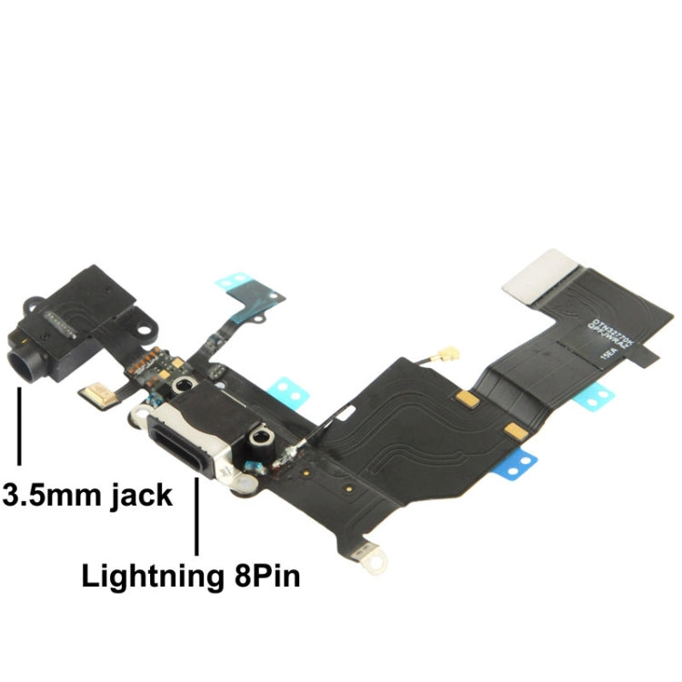 2 in 1 for iPhone 5C (Original Tail Connector Charger + Original Headphone Audio Jack Ribbon) Flex Cable - iPhone 5 Parts by PMC Jewellery | Online Shopping South Africa | PMC Jewellery