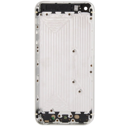 Full Housing Alloy Back Cover for iPhone 5(White) - iPhone 5 Parts by PMC Jewellery | Online Shopping South Africa | PMC Jewellery