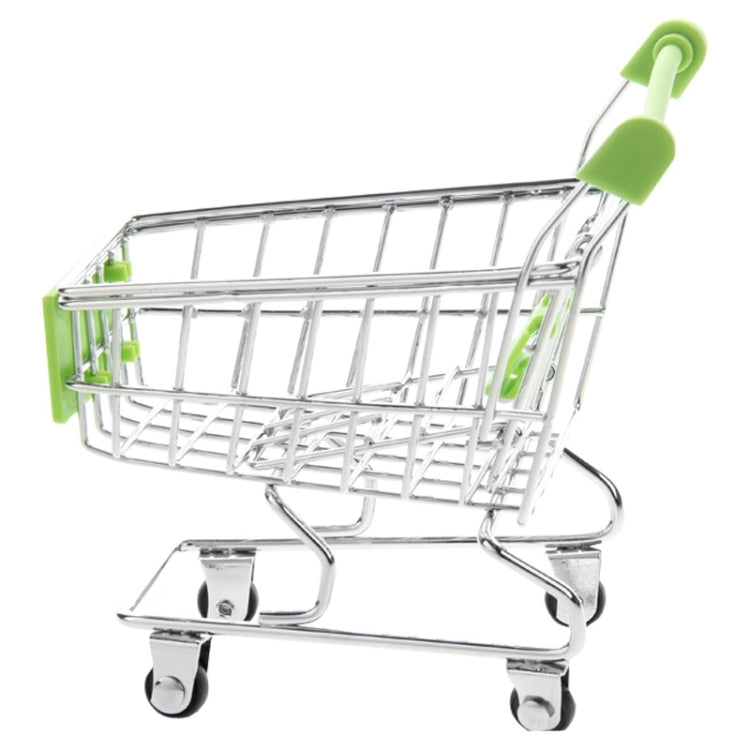 Universal Mini Grocery Shopping Cart Style Desktop Storage Box / Holder(Green) - Desktop Holder by PMC Jewellery | Online Shopping South Africa | PMC Jewellery