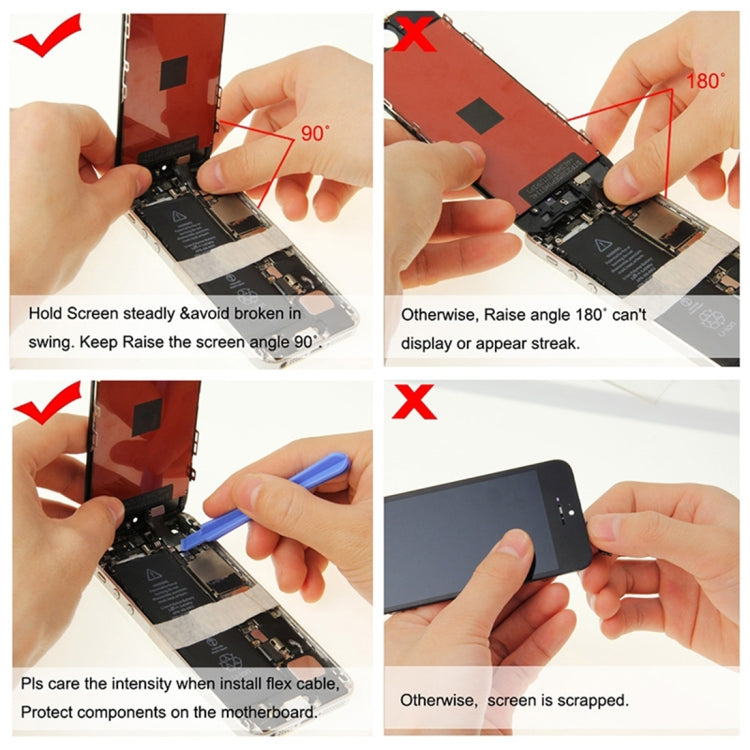 Digitizer Assembly (Original LCD + Frame + Touch Panel) for iPhone 5S(Black) - free shipping - PMC TechLife - Order now!