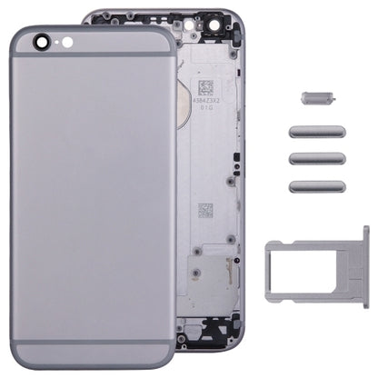 5 in 1 for iPhone 6 (Back Cover + Card Tray + Volume Control Key + Power Button + Mute Switch Vibrator Key) Full Assembly Housing Cover(Grey) - iPhone 6/6 Plus Parts by PMC Jewellery | Online Shopping South Africa | PMC Jewellery