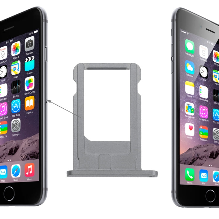 Card Tray  for iPhone 6(Grey) - iPhone 6/6 Plus Parts by PMC Jewellery | Online Shopping South Africa | PMC Jewellery