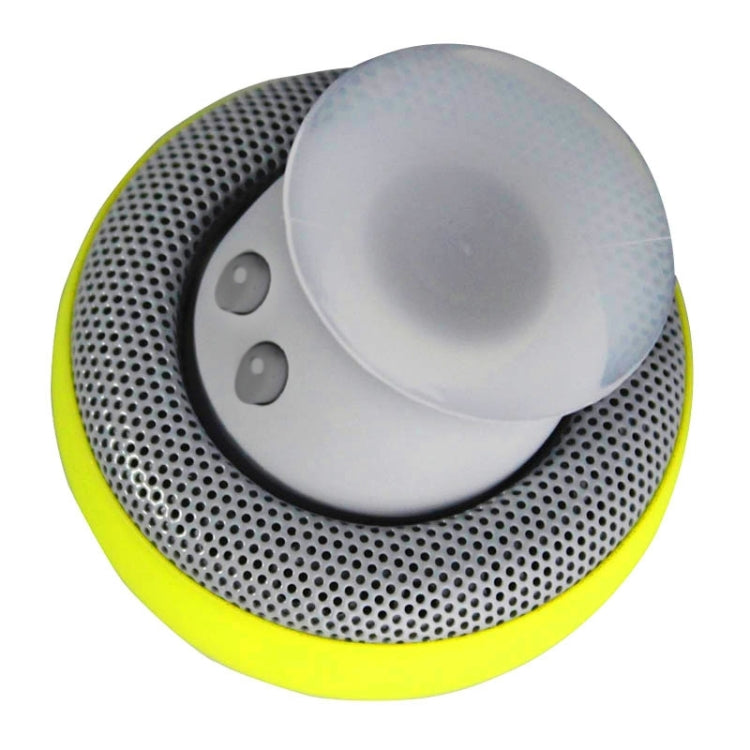 Mushroom Shape Bluetooth Speaker with Suction Holder(Yellow) - Desktop Speaker by PMC Jewellery | Online Shopping South Africa | PMC Jewellery