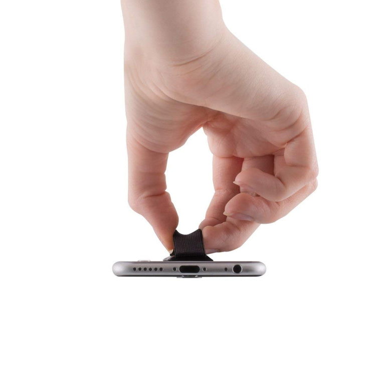 Finger Grip Phone Holder for iPhone, Galaxy, Sony, Lenovo, HTC, Huawei, and other Smartphones(Black) - Ring Holder by PMC TechLife | Online Shopping South Africa | PMC TechLife