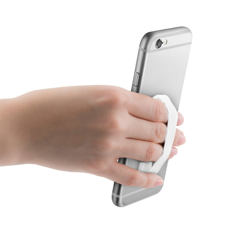 Finger Grip Phone Holder for iPhone, Galaxy, Sony, Lenovo, HTC, Huawei, and other Smartphones(White) - Ring Holder by PMC TechLife | Online Shopping South Africa | PMC TechLife