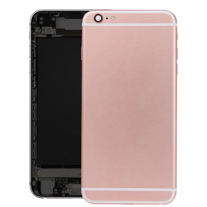 Battery Back Cover Assembly with Card Tray for iPhone 6s Plus(Rose Gold) - iPhone 6S/6S Plus Parts by PMC Jewellery | Online Shopping South Africa | PMC Jewellery