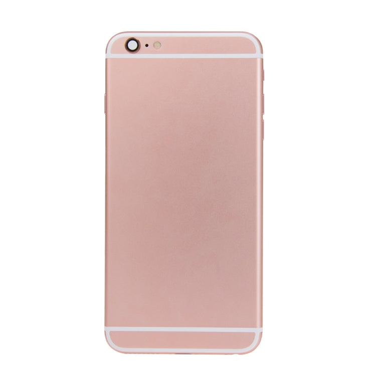 Battery Back Cover Assembly with Card Tray for iPhone 6s Plus(Rose Gold) - iPhone 6S/6S Plus Parts by PMC Jewellery | Online Shopping South Africa | PMC Jewellery