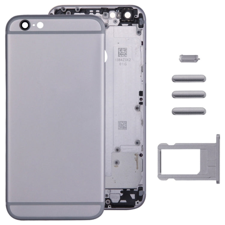 Full Assembly  Housing Cover for iPhone 6 Plus, Including Back Cover & Card Tray & Volume Control Key & Power Button & Mute Switch Vibrator Key(Grey) - iPhone 6/6 Plus Parts by PMC TechLife | Online Shopping South Africa | PMC TechLife